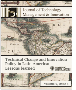 					View Vol. 9 No. 4 (2014): Technical Change and Innovation Policy in Latin America: Lessons learned.
				